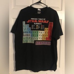 Star Wars Periodic table of elements graphic T-shirt